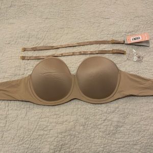 Third Love Nude Size 38B Strapless Bra